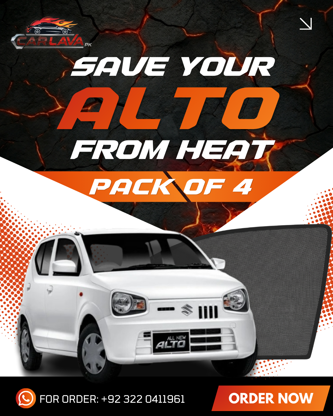Alto Sunshades 4-Pcs