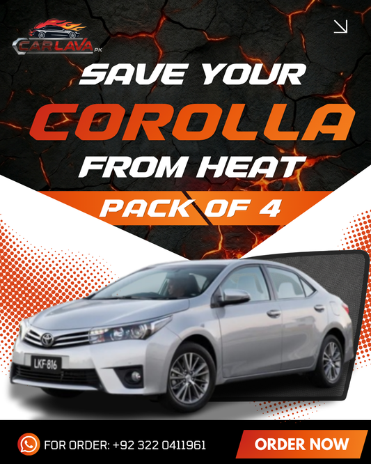 Corolla Sunshades 4-Pcs