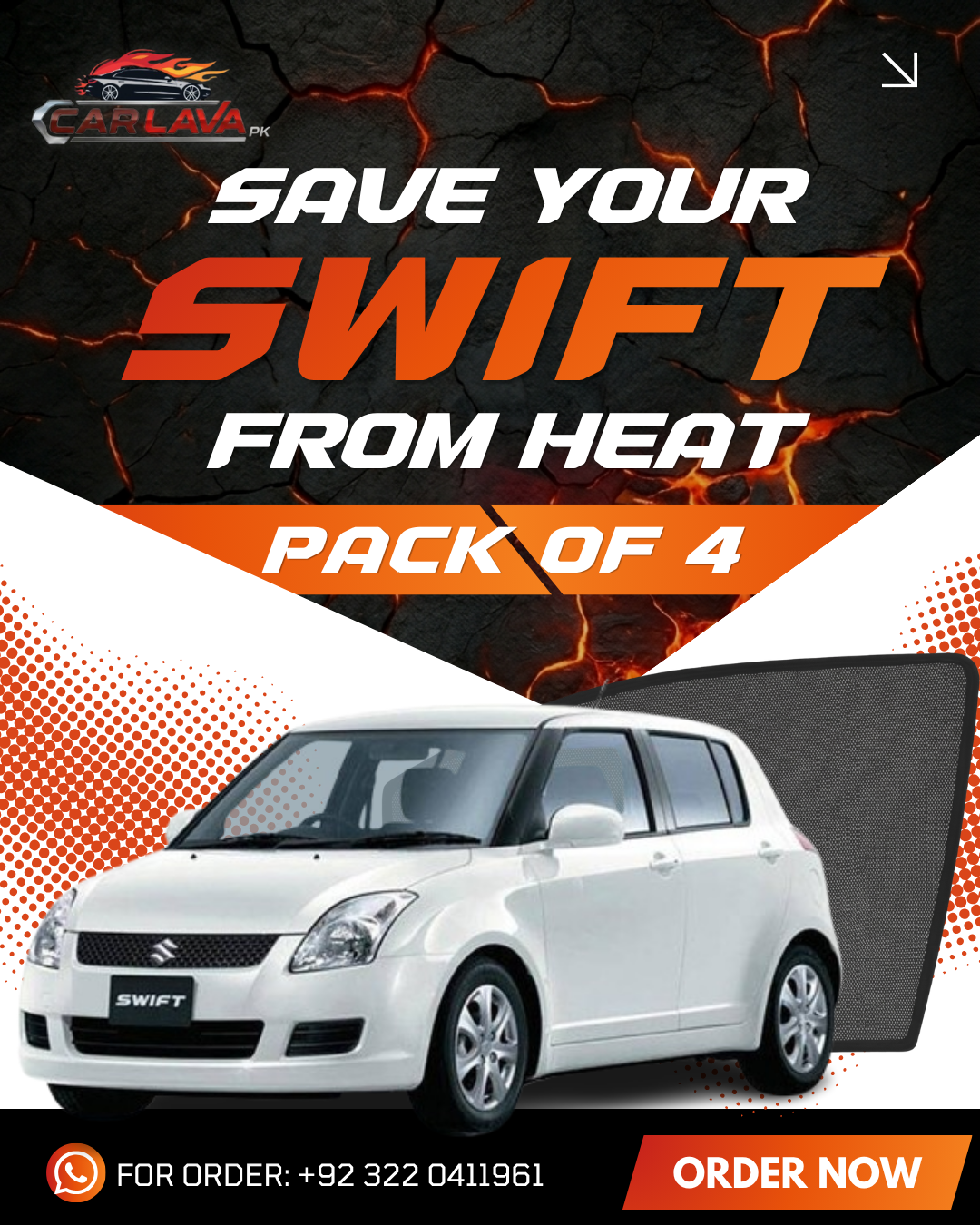 Swift Sunshades 4-Pcs