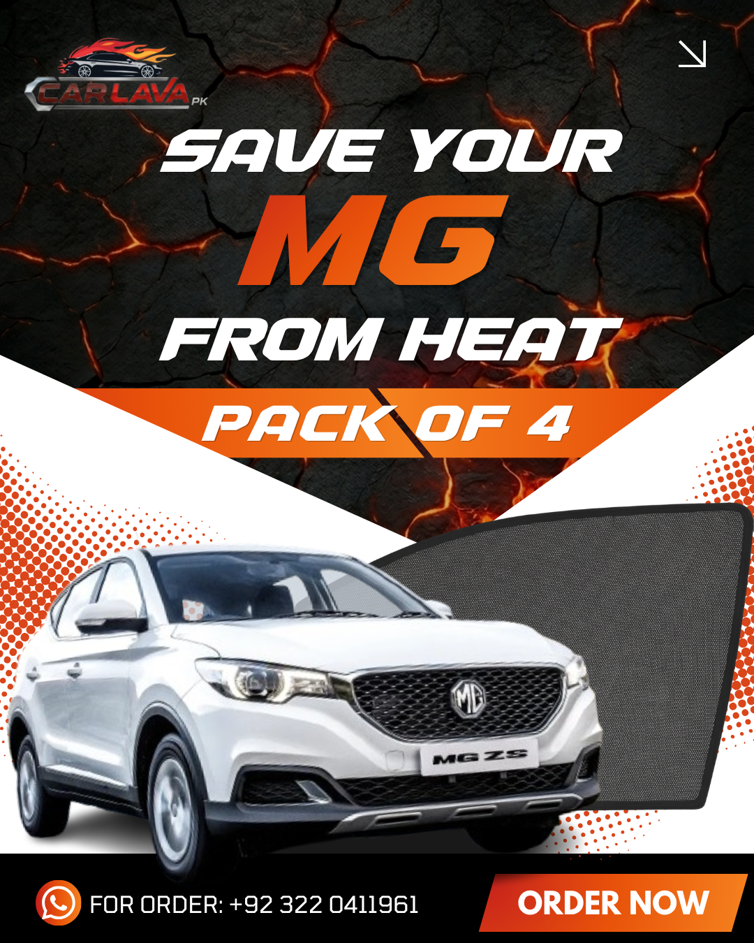 MG Sunshades 4-Pcs