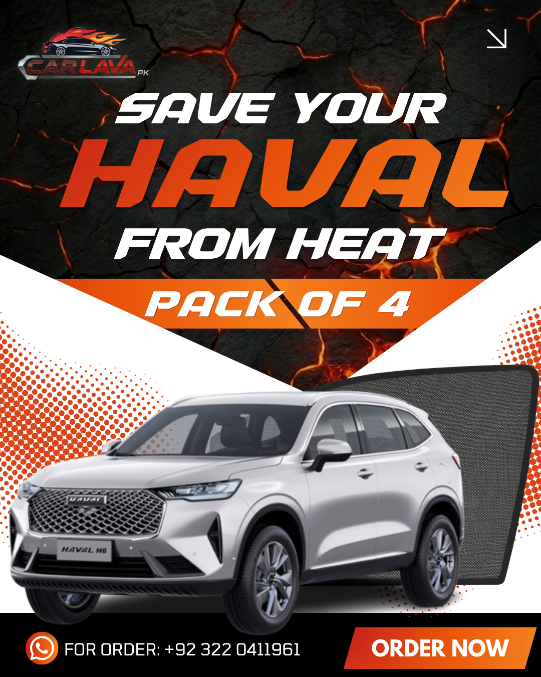Haval Sunshades 4-Pcs