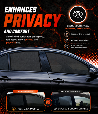 Toyota Yaris Sunshades 4-Pcs